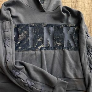 Pink cropped sweatshirt